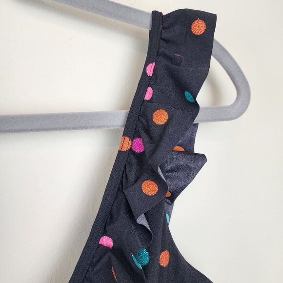 And Other Stories wrap swimsuit sz 10 women polka dot - Picture 6 of 13